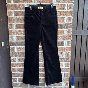 Democracy Women's Black velvet Flare Jeans